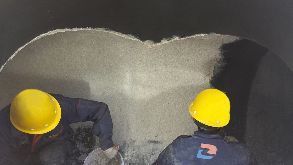 发电厂炉底渣浆泵维修采用聚合物陶瓷复合耐磨涂层维修