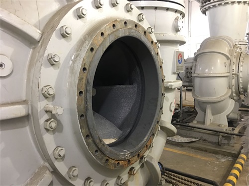 浆液循环泵泵壳纳米陶瓷涂层耐磨处理施工案例